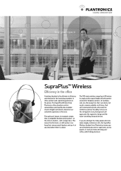 Plantronics SupraPlus Wireless Product Sheet