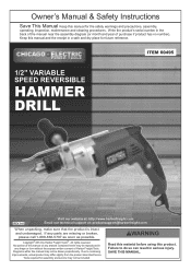 Harbor Freight Tools 60495 User Manual
