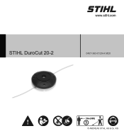 Stihl DuroCut 20-2 Instruction Manual