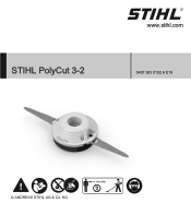 Stihl Polycut 3-2 Instruction Manual