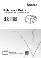 Brother International MFC-J5945DW Reference Guide
