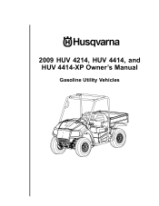 Husqvarna HUV4414GX Owners Manual