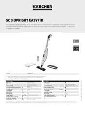 Karcher SC 3 Upright EasyFix Product information