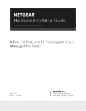 Netgear XS716T Hardware Installation Guide