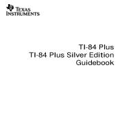 Texas Instruments TI 84 User Guide