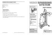 Weider Weevsy2953 Instruction Manual
