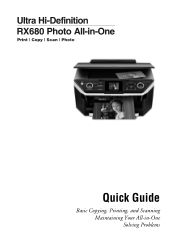 Epson RX680 Quick Reference Guide