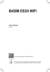 Gigabyte B450M DS3H WIFI User Manual