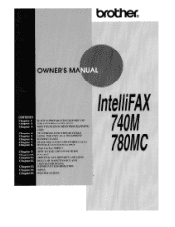 Brother International IntelliFax-780MC Users Manual - English