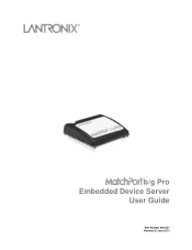 Lantronix MatchPort b/g Pro MatchPort b/g Pro - User Guide