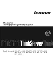 Lenovo ThinkServer TD200x (Romanian) Warranty and Support Information