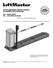 LiftMaster MTS Installation Manual