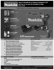 Makita DT04R1 Makita DT04R1 New Tool Flyers Spanish