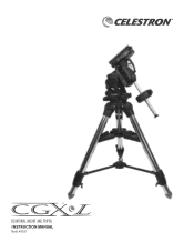 Celestron CGX-L Equatorial 1400 Schmidt-Cassegrain Telescope CGX-L Manual 5 Languages