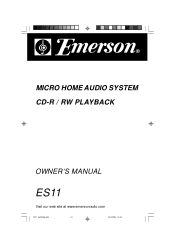 Emerson ES11 Owners Manual