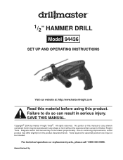 Harbor Freight Tools 94436 User Manual