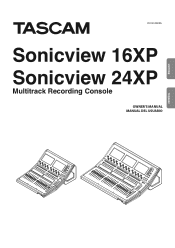 TASCAM Sonicview 16XP Owners Manual