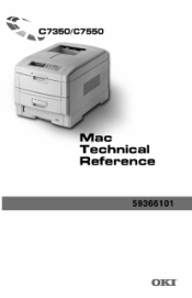 Oki C7550hdn Mac Technical Reference, C7350/7550