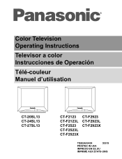 Panasonic CT27SL13 CT20SL13 User Guide