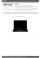 Toshiba Satellite P750 PSAY3A Detailed Specs for Satellite P750 PSAY3A-15D03K AU/NZ; English