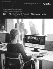 NEC E241N-BK Specification Brochure