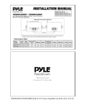 Pyle PDWR42BBT Instruction Manual