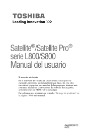 Toshiba Satellite L855-SP5260WM User Guide