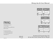 Viking VGSC536 Use and Care Manual