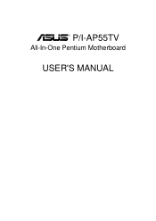 Asus P I-AP55TV P/I-AP55TV User Manual