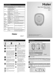 Haier FCD-6.6 User Manual
