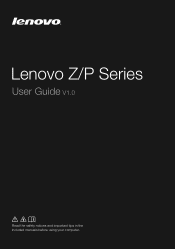 Lenovo Z500 Laptop User Guide