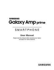 Samsung Galaxy Amp Prime User Manual
