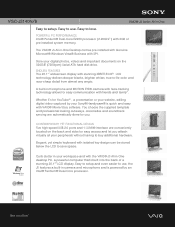 Sony VGC-JS140N/B Marketing Specifications (VGC-JS140N/B)