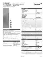 Thermador T24IF900SP Product Specs