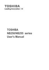 Toshiba NB250 PLL2PC-00100U Users Manual Canada; English
