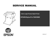 Epson Stylus Pro 7600 - Photographic Dye Ink Service Manual