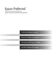 Epson SureColor P8570D Warranty Statement for U.S. and Canada