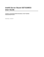 Intel SE7520BD2SCSI User Guide