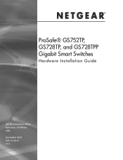 Netgear GS728TPP GS728TP/GS728TPP/GS752TP Hardware Installation Guide