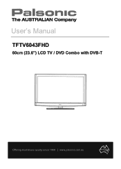 Palsonic TFTV6043FHD Owners Manual