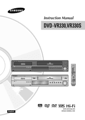 Samsung DVD-VR330S Quick Guide (easy Manual) (ver.1.0) (English)