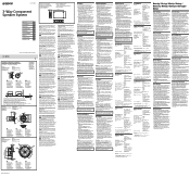 Sony XS-163ES Operating Instructions