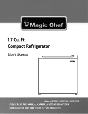 Magic Chef MCR170BE User Manual