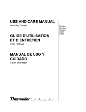 Thermador WD30JS User Manual PART2
