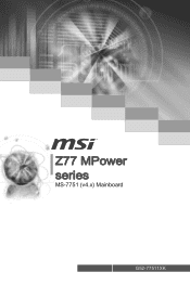 MSI Z77 User Guide