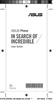 Asus ZenFone 4 ZE554KL User Guide