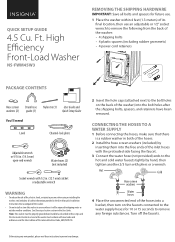 Insignia NS-FWM45W3 Quick Setup Guide