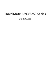 Acer TravelMate 6253 Quick Start Guide