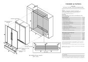 Fisher and Paykel RS3084SRHK1 Data Sheet Integrated Column Refrigerator Dual Install 24 30