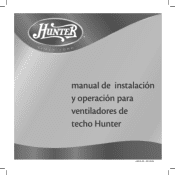 Hunter 21187 Owner's Manual